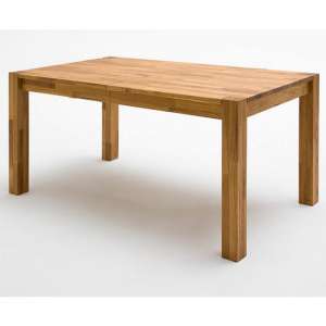 Austria Wooden Extendable Dining Table In Beech Heartwood