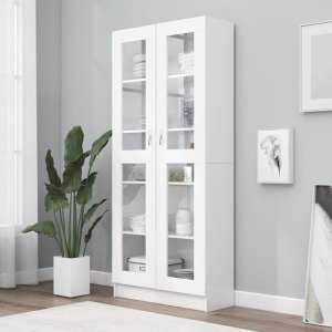Axtan Wooden Display Cabinet With 2 Doors In White