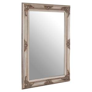 Barstik Baroque Design Wall Bedroom Mirror In Silver Frame