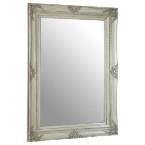 Barstik Rectangular Wall Bedroom Mirror In Silver Frame