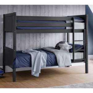 Bandit Wooden Bunk Bed In Anthracite
