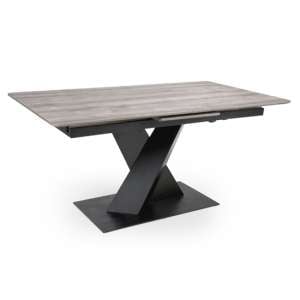 Biancon Large Extending Dining Table In Grey