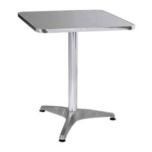 Bistro Square Table In Aluminium