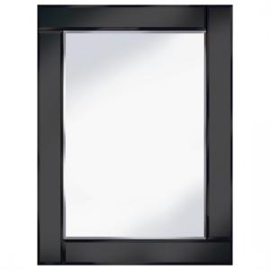 Bevelled Black 60x80 Rectangle Wall Mirror