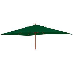 Blount Rectangular 3000mm Fabric Parasol With Pulley In Green