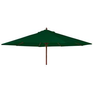 Blount Round 2700mm Fabric Parasol With Pulley In Green