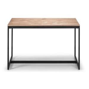 Tacita Dining Table In Sonoma Oak Effect With Black Frame