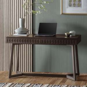 Boho Retreat Wooden Laptop Desk In Light Brown