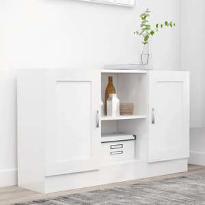 Borna High Gloss Sideboard With 2 Doors In White