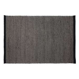 Botin Small Fabric Upholstred Arabic Pattern Rug In Grey