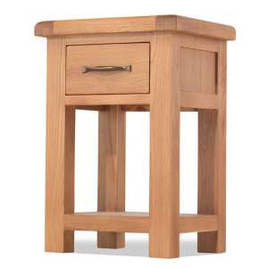 Brendan Bedside Cabinet In Crafted Solid Oak With 1 Drawer