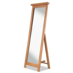 Brendan Cheval Mirror In Crafted Solid Oak Frame