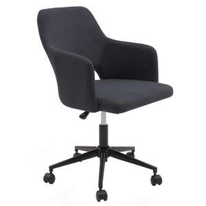 Brenton Fabric Home And Office Chair In Black