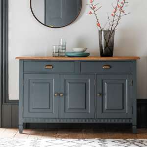 Bronte Sideboard In Storm With 3 Doors And 2 Drawers