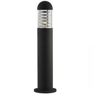 Bronx Outdoor Post Light In Black With Polycarbonate Diffuser