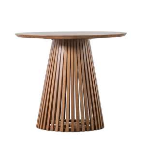 Brookline Round Wooden Dining Table In Natural