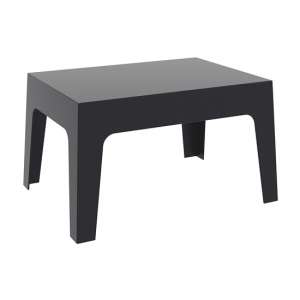 Buxtan Outdoor Stackable Coffee Table In Black