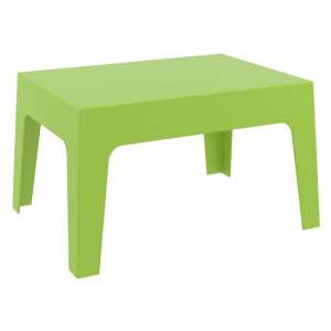 Buxtan Outdoor Stackable Coffee Table In Tropical Green