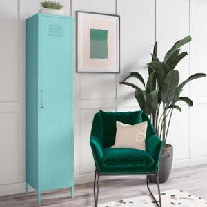 Cribbs Locker Metal Storage Cabinet With 1 Door In Mint