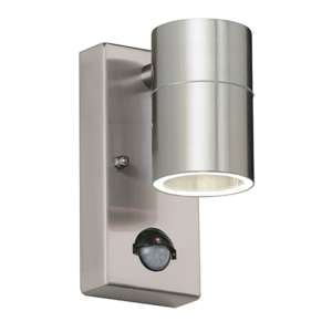 Canon PIR Wall Light In Polished Stainless Steel