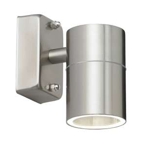 Canon Wall Light In Polished Stainless Steel