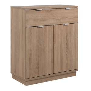 Canvoy Wooden Storage Cabinet With 2 Doors In Sonoma Oak