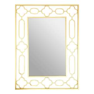 Cascade Wall Bedroom Mirror In Gold Frame