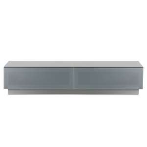 Crick LCD TV Stand Large In Grey With Glass Door