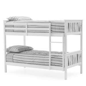 Castleford Wooden Bunk Bed In White