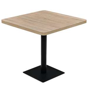 Causer Square Wooden Bistro Table In Oak