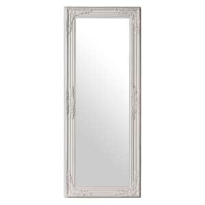 Chacota Rectangular Wall Bedroom Mirror In White Frame