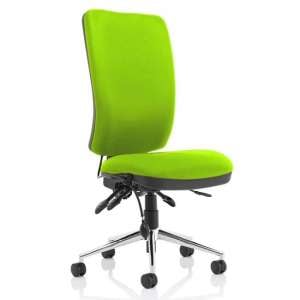 Chiro High Back Office Chair In Myrrh Green No Arms