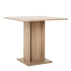 Chritos Wooden Square Dining Table In Sonoma Oak