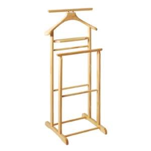 Clarkdale Wooden Valet Stand In Natural