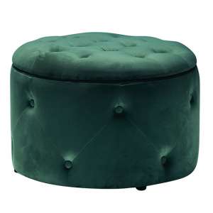 Cheam Round Storage Pouff In Teal