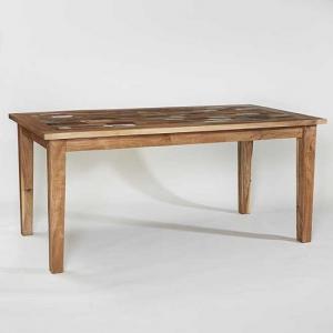 Coburg Wooden Dining Table Rectangular In Reclaimed Wood
