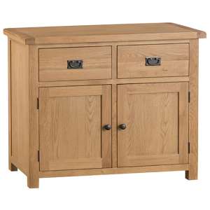 Concan Wooden 2 Doors And 2 Drawers Sideboard In Medium Oak