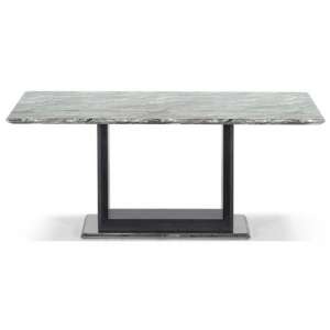 Connor Large Marble Dining Table In Grey High Gloss