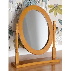 Corrie Dressing Table Mirror In Antique Pine