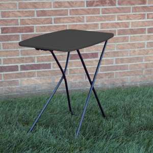 Crook Adjustable Height Activity Table In Black