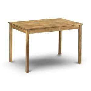 Essined Rectangle Wooden Dining Table In Oiled Oak Finish