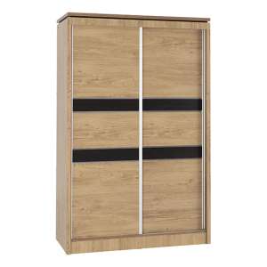 Crieff Wooden Sliding Wardrobe With 2 Doors In Oak Effect