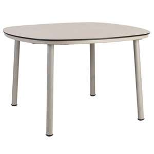 Crod Outdoor 1200mm Sand Wooden Dining Table In Beige Legs