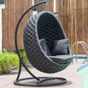 Crod Outdoor Lucy Chair With Cantilever Frame In Dark Grey