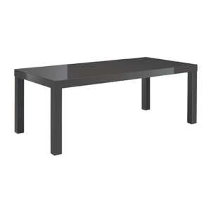 Puto Contemporary Coffee Table In Charcoal High Gloss