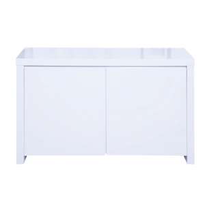 Puto Modern Sideboard In White High Gloss With 2 Doors