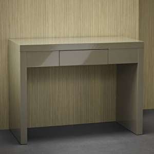 Puto Dressing Table In Stone High Gloss With 1 Drawer