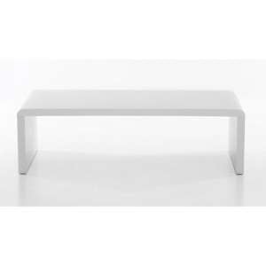 Cutler Wooden Coffee Table In White High Gloss