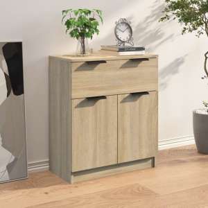 Daizy Wooden Sideboard With 2 Doors 1 Drawer In Sonoma Oak