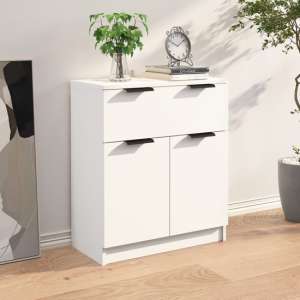 Daizy Wooden Sideboard With 2 Doors 1 Drawer In White